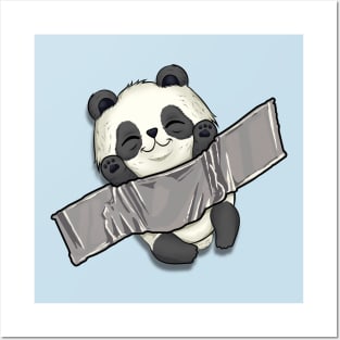 cute panda funny animals cutes Posters and Art